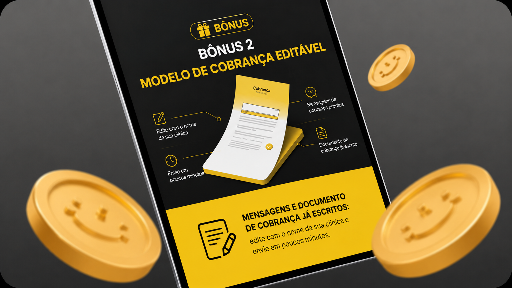 Bônus 2 — Modelo de Cobrança Editável